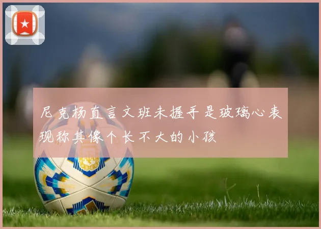 尼克杨直言文班未握手是玻璃心表现称其像个长不大的小孩